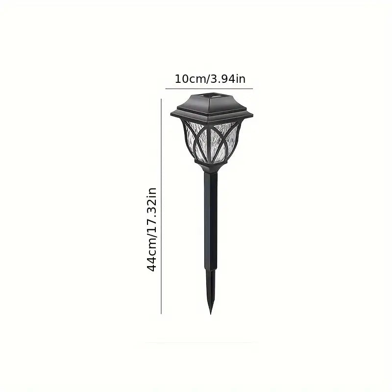 Set de 6 Estacas Solares Farol Estilo Ingles
