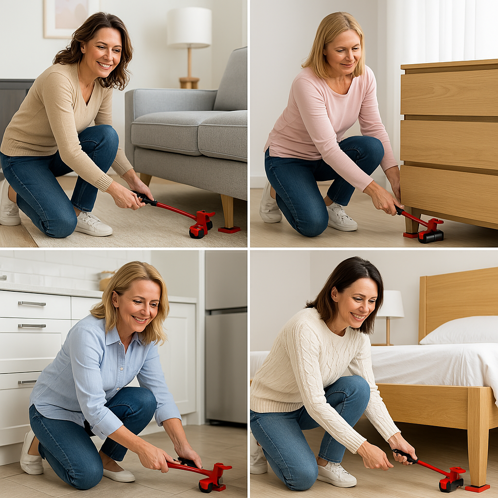 Mueve tus muebles sin esfuerzo ¡Hazlo fácil, rápido y sin lesiones!