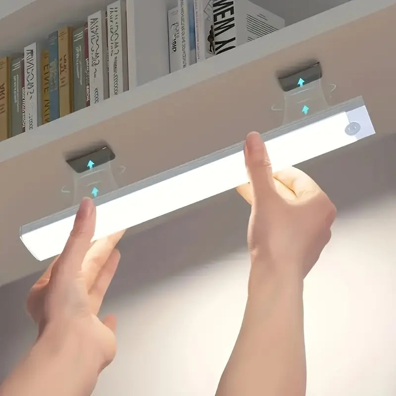 ilumina tu hogar al instante con un toque de magia!✨ 2 Barra LED 30 cm Recargable con Sensor de Movimiento