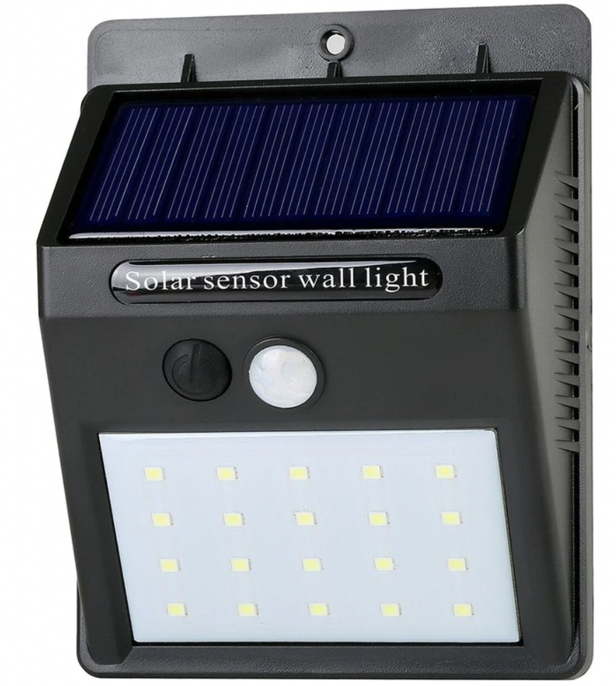 4 Focos Solares De 20 Led Con Sensor Movimiento Exterior Led - Ilumina tu Casa