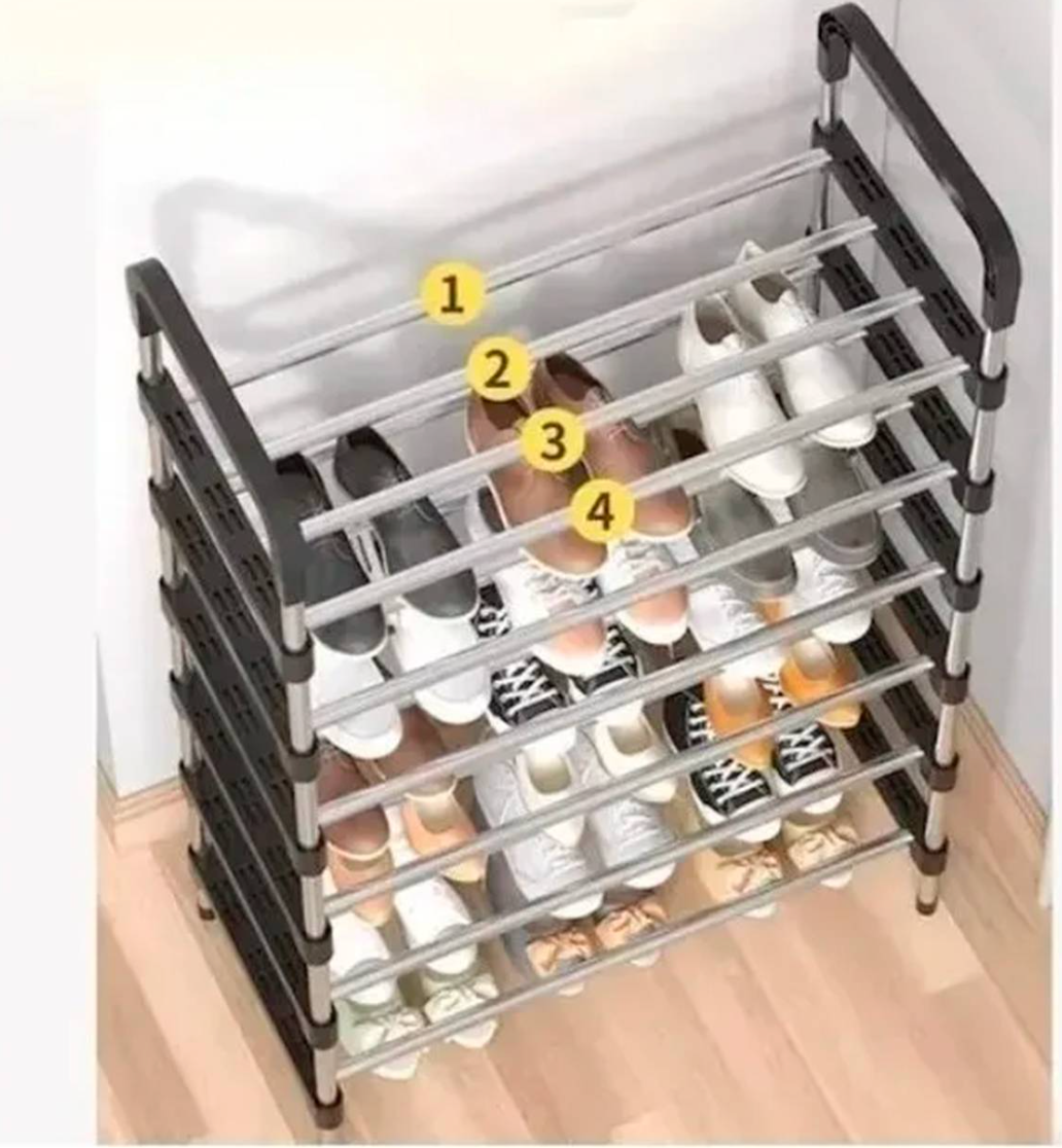 Zapatero Organizador Armable 5 Niveles 18 Pares De Zapatos