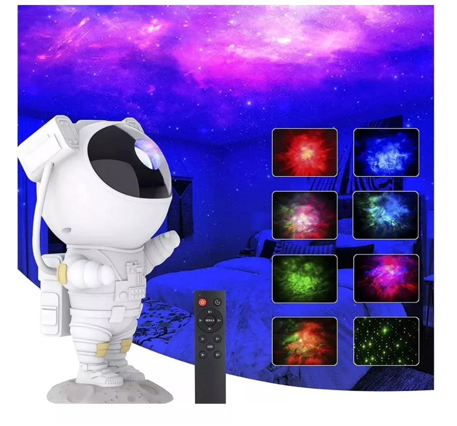Lampara Astronauta Proyector De Estrellas Galaxia Universo