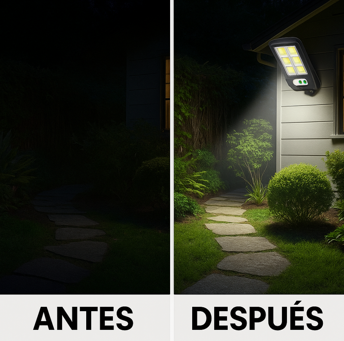 ¡Pack 3x1! 🔥 3 Focos Solares LED con Sensor de Movimiento – Ahorra Luz y Protege Tu Casa