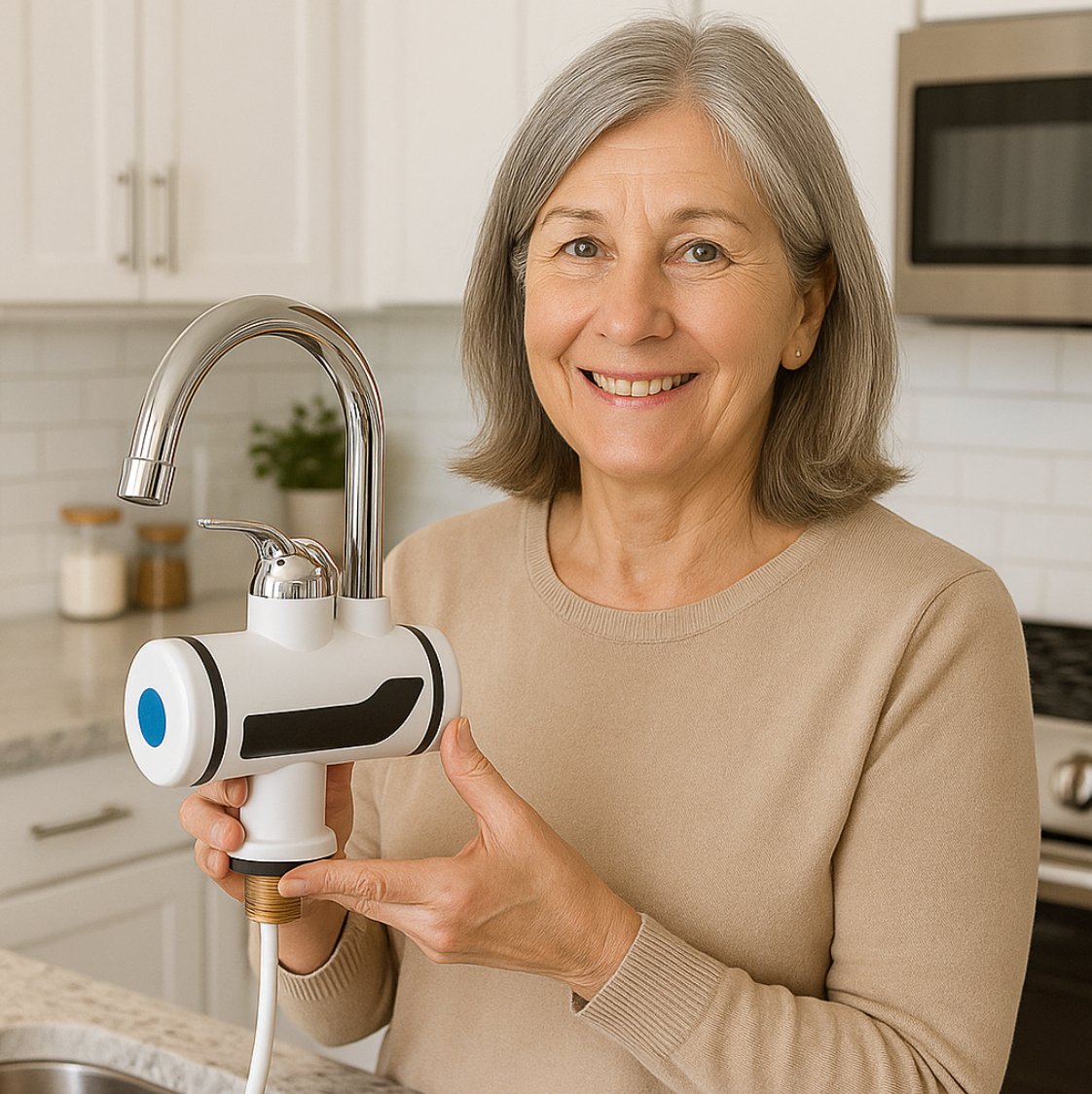 Di adiós al agua helada! Disfruta de lavados con agua calientita en segundos con HydroHeat 🔥💧