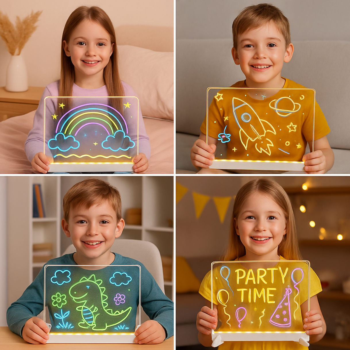Pizarra LCD Mágica - Dibuja, escribe y aprende sin gastar papel ni ensuciar tu hogar ✨