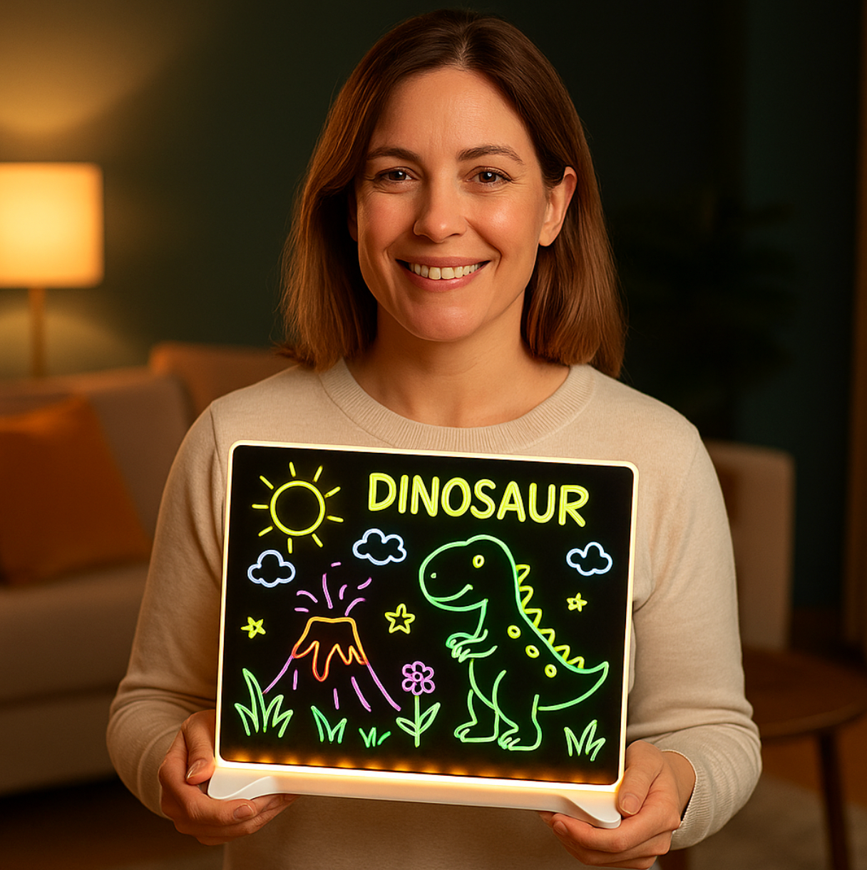 Pizarra LCD Mágica - Dibuja, escribe y aprende sin gastar papel ni ensuciar tu hogar ✨
