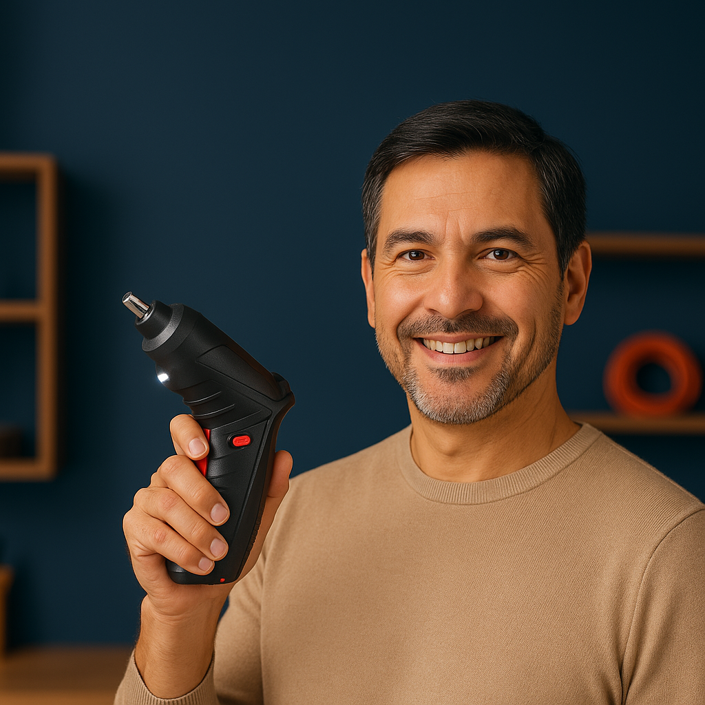 Destornillador Inalámbrico de Alta Potencia – ¡Repara Fácil y Sin Cables con 46 Piezas Incluidas! 🧰