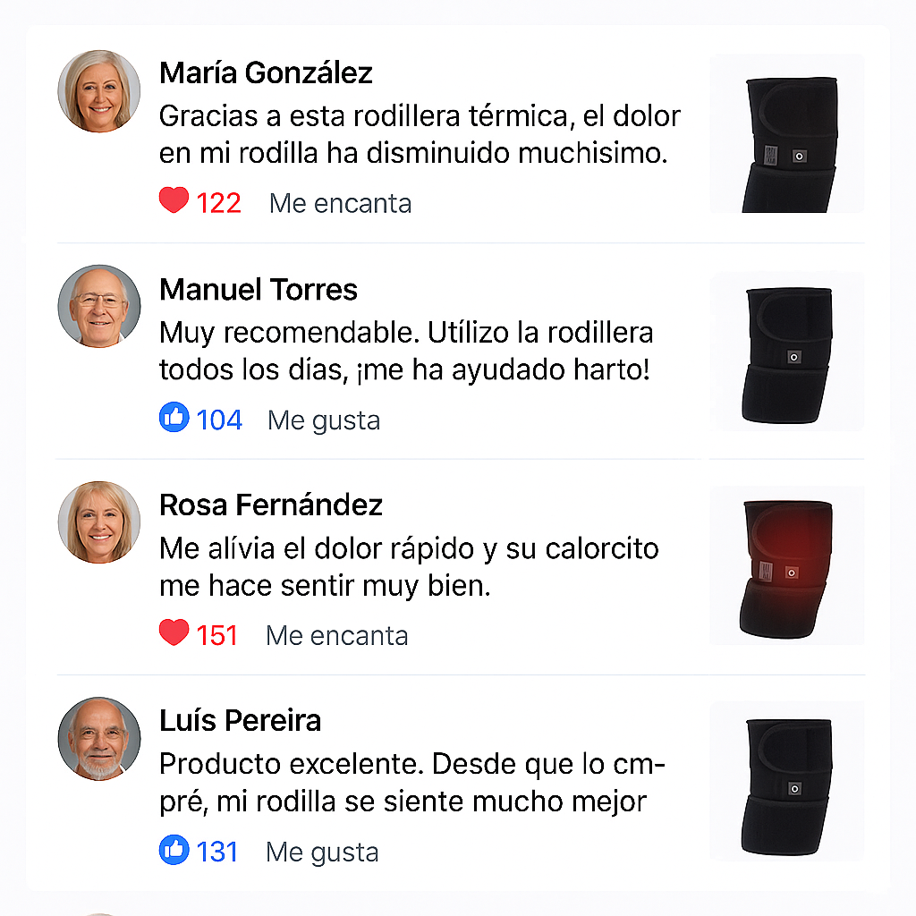 Rodillera Térmica: Alivio Profundo en Minutos para tus Rodillas Doloridas 🔥🦵