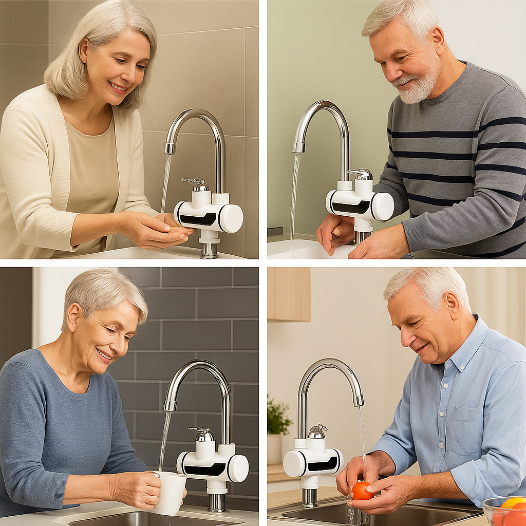 Di adiós al agua helada! Disfruta de lavados con agua calientita en segundos con HydroHeat 🔥💧