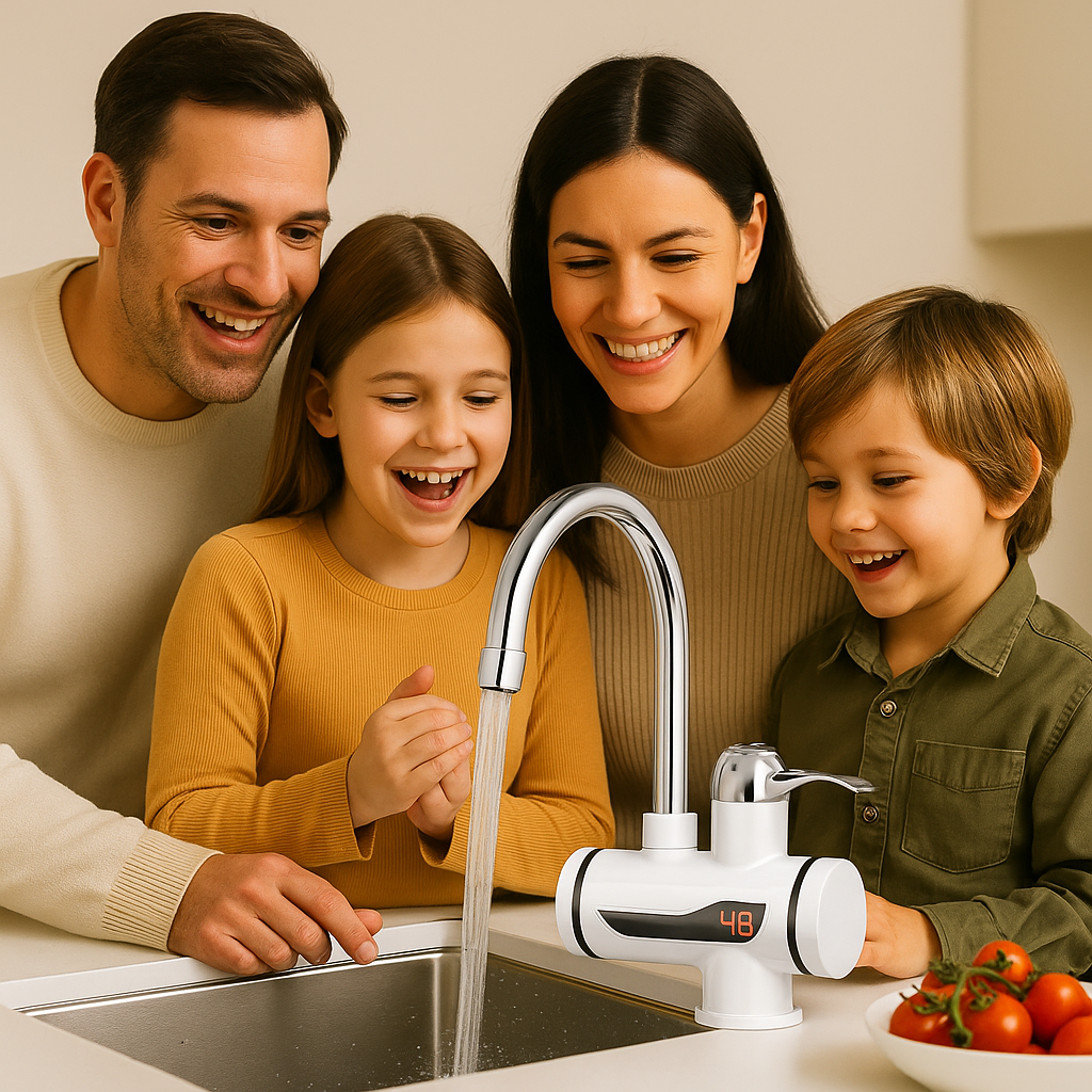 Di adiós al agua helada! Disfruta de lavados con agua calientita en segundos con HydroHeat 🔥💧