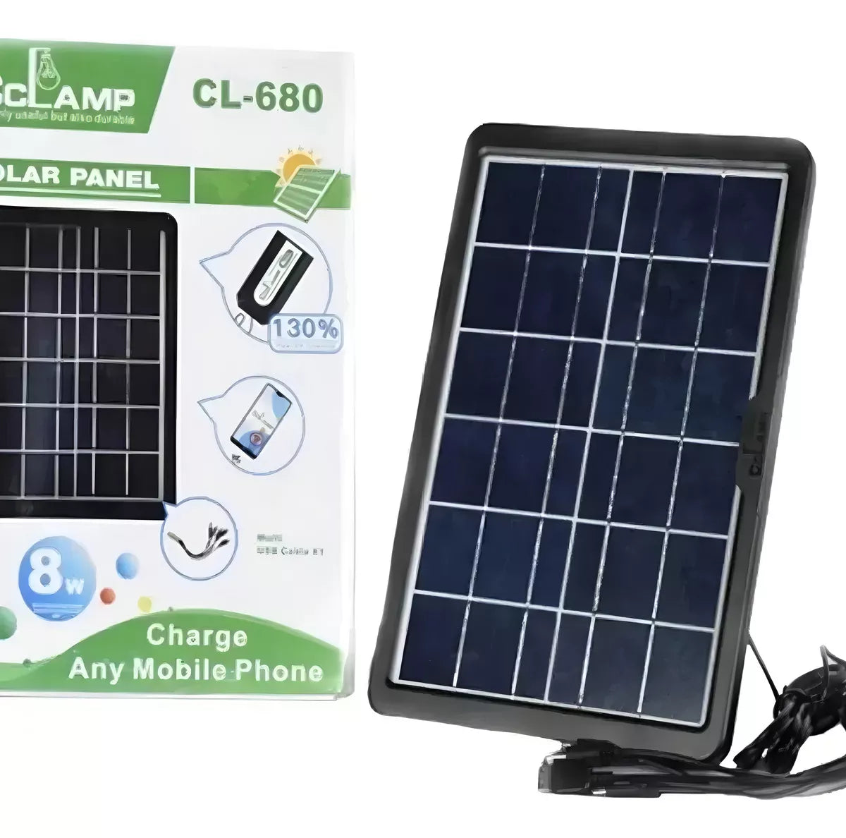 Panel Solar Cargador 8W 🌞 ¡Energía Gratis Paga al Recibir 🏡