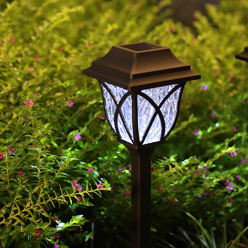 Set de 6 Estacas Solares Farol Estilo Ingles