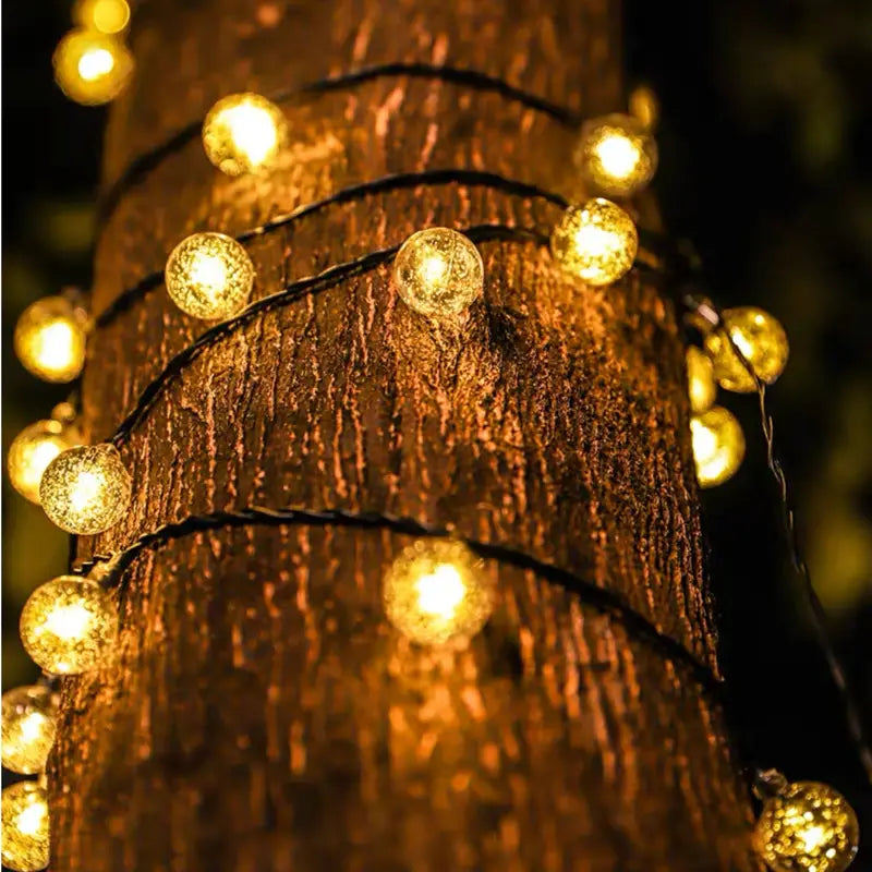Guirnalda Solar LED en Esfera 😍 Elegancia y Estilo con Envío Gratis 🚚 Paga en Casa 🏠