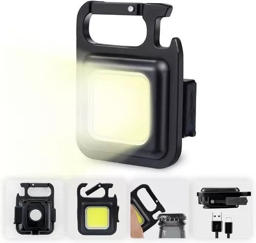 Mini linterna LED con llavero portátil multifuncional - Ilumina tu Casa