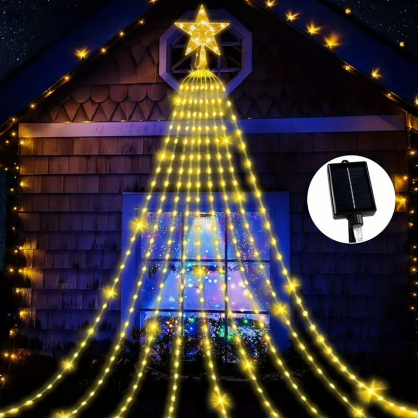 Estrella de Navidad Solar 3 Metros Cálida ⭐️ Envío Gratis 🎁