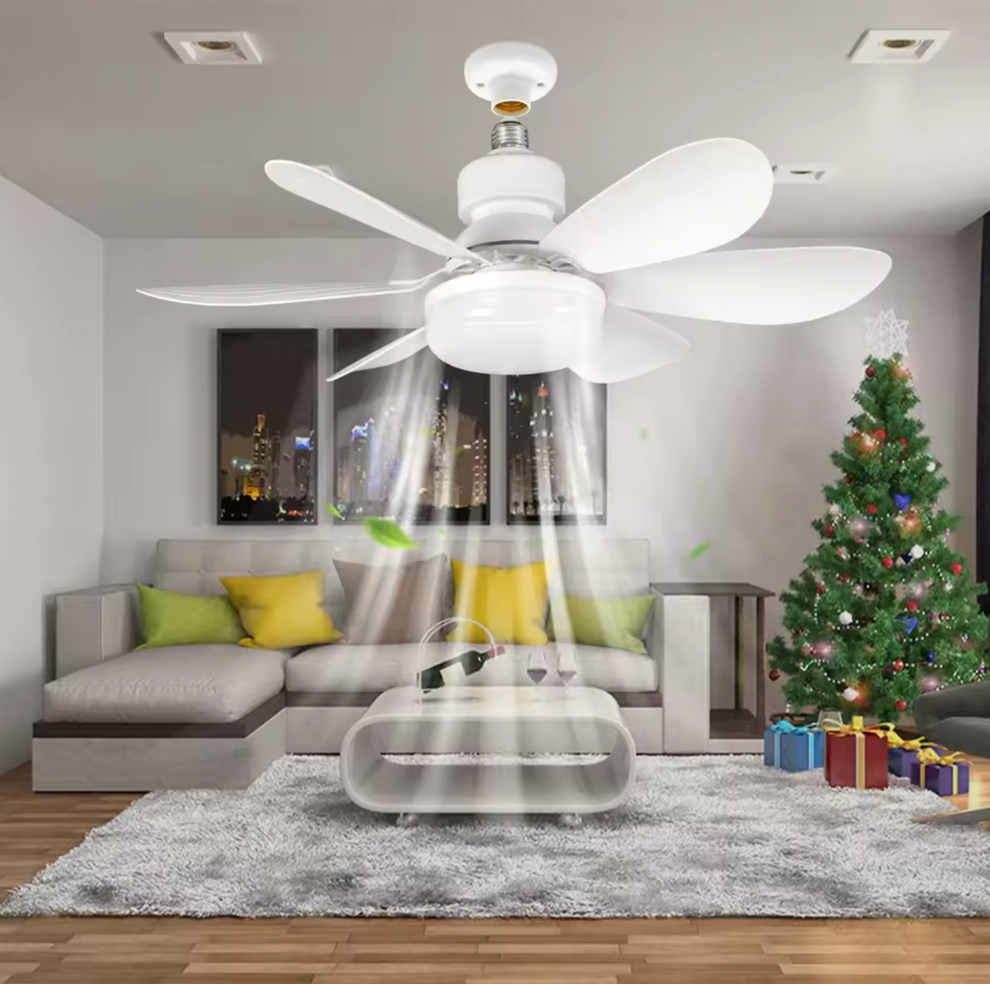 Ventilador de Techo Ampolleta LED 40W con Control – Envío GRATIS y Paga al Recibir 🚚✨