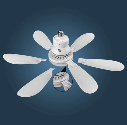 Ventilador de Techo Ampolleta LED 40W con Control – Envío GRATIS y Paga al Recibir 🚚✨