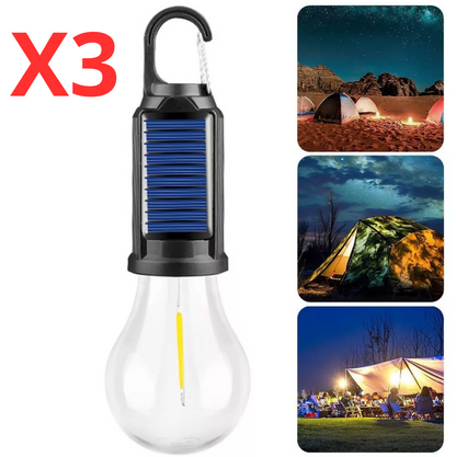3 Ampolletas Solares y USB ⚡ ¡Envío Gratis🎁 y Paga en Casa 🏠!