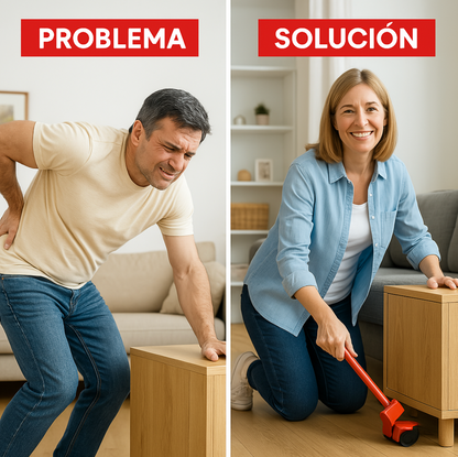 Mueve tus muebles sin esfuerzo ¡Hazlo fácil, rápido y sin lesiones!