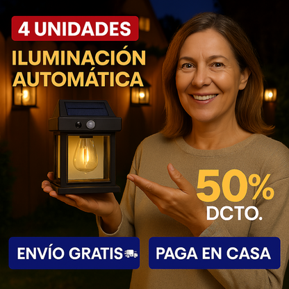 ¡Ilumina tu hogar con estilo y sin pagar luz! 🔥 4 lámparas solares que transforman tu espacio exterior ✨