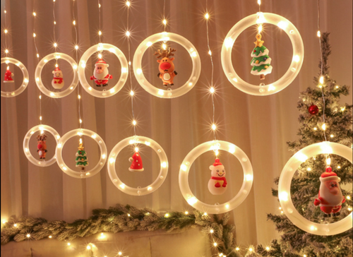 CASCADA AROS DE NAVIDAD 🎅🏻 + FIGURAS DE REGALO 🎁 + Envio Gratis