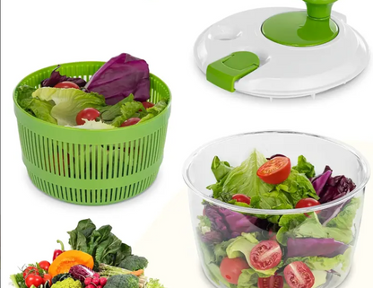 Secador de Vegetales y Frutas 5L – Frescura en Segundos + ¡Envío GRATIS! 🎁 Paga al recibir 🏡