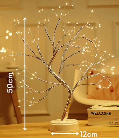 LÁMPARA MESA BONSÁI LED ÁRBOL DE ESPÍRITU DE LUZ HADA - Ilumina tu Casa