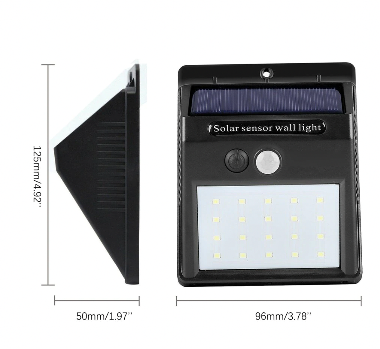 5 Focos Solares De 20 Led Con Sensor Movimiento Exterior Led - Ilumina tu Casa