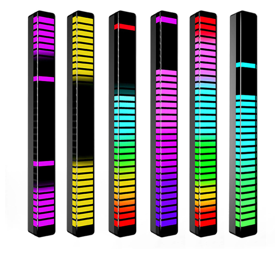Barras De Luz Led Ritmica Musical RGB Multicolor Usb Efecto de Sonido - Ilumina tu Casa