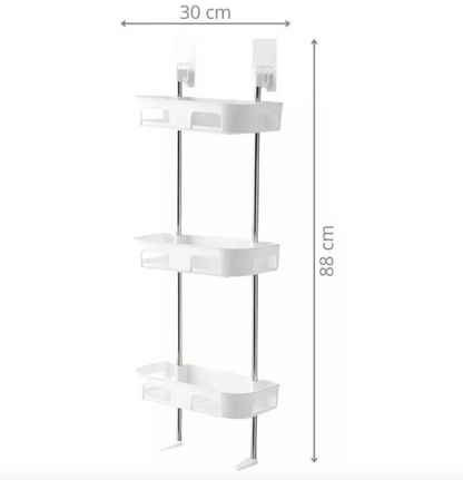 Estante Repisa Para Baño Tres Niveles Resistente Y Duradero