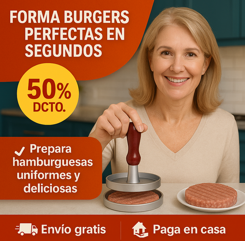 ¡Haz las mejores hamburguesas caseras como un experto! 🍔🔥 | Pack 2x1