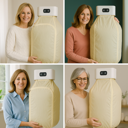 Secadora de Ropa Portátil 💨 ¡Ropa seca sin sol, sin arrugas y en minutos! 👚