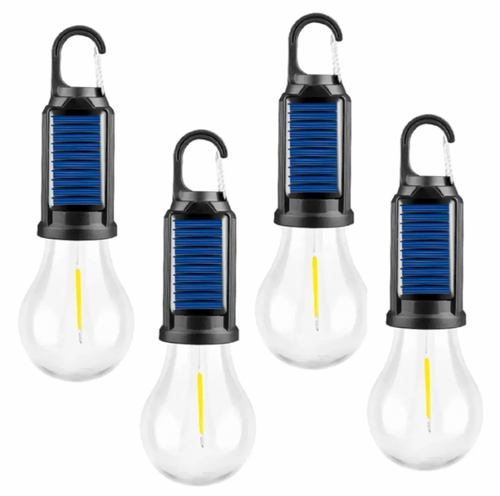 4 AMPOLLETAS SOLARES Y USB