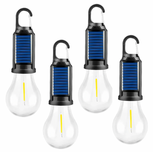 4 AMPOLLETAS SOLARES Y USB