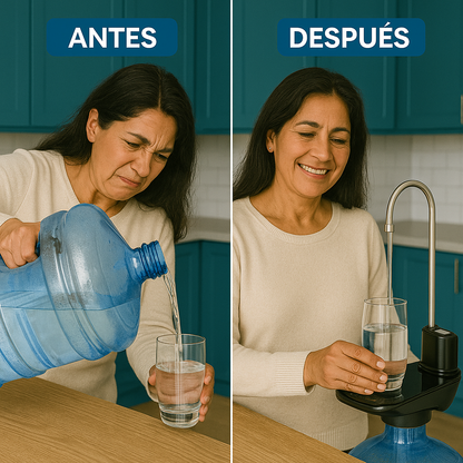 Dispensador Eléctrico con Base – ¡Sirve agua fácil, sin cargar, sin derrames y sin dolor!
