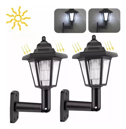 PACK 2 FAROLES SOLAR LED EXTERIOR + ENVIO GRATIS 🎁 Y PAGA EN CASA 🏡