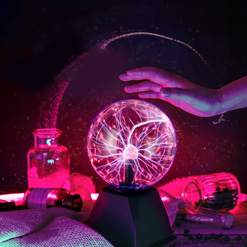 Lampara De Plasma Escritorio Mesa De Noche Tesla Eléctrica - Ilumina tu Casa