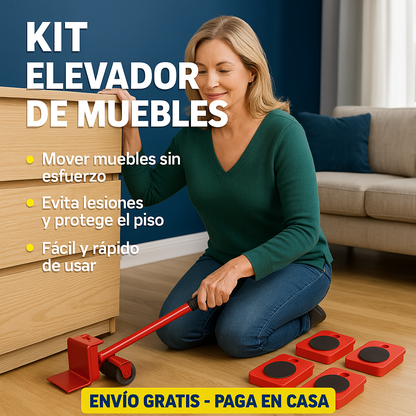 Mueve tus muebles sin esfuerzo ¡Hazlo fácil, rápido y sin lesiones!