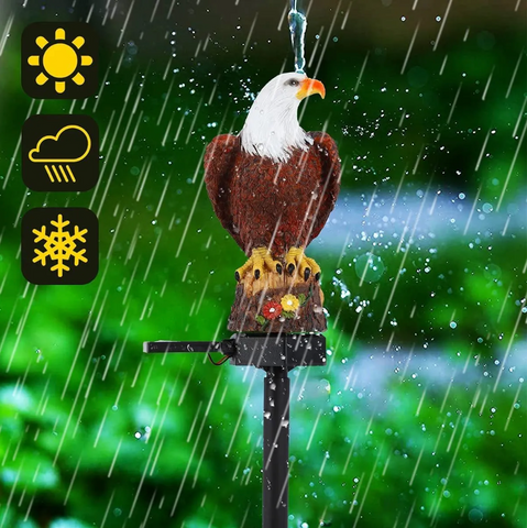 ESTACA LED SOLAR EN MODELO DE ÁGUILA - Ilumina tu Casa