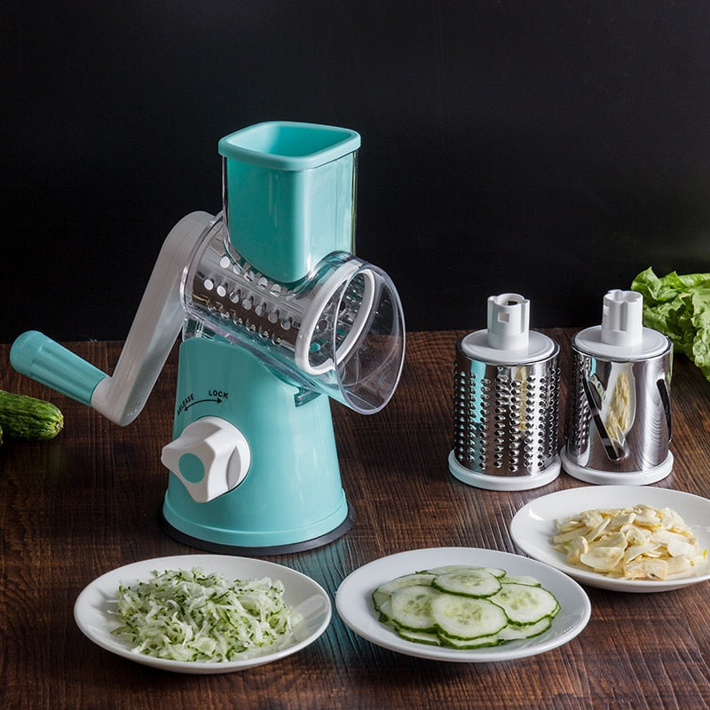 PICADOR MULTIUSO DRUM GRATER 3 EN 1 - Ilumina tu Casa