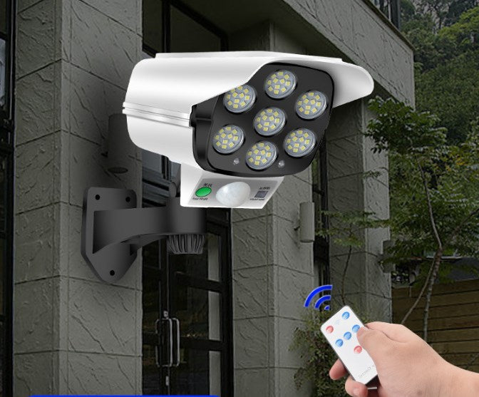 Luz led solar con sensor de movimiento (cámara de seguridad) - Ilumina tu Casa