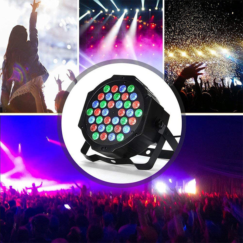 Foco Proyector 36 Led RGB Dmx Audio Ritmico Luces Disco - Ilumina tu Casa