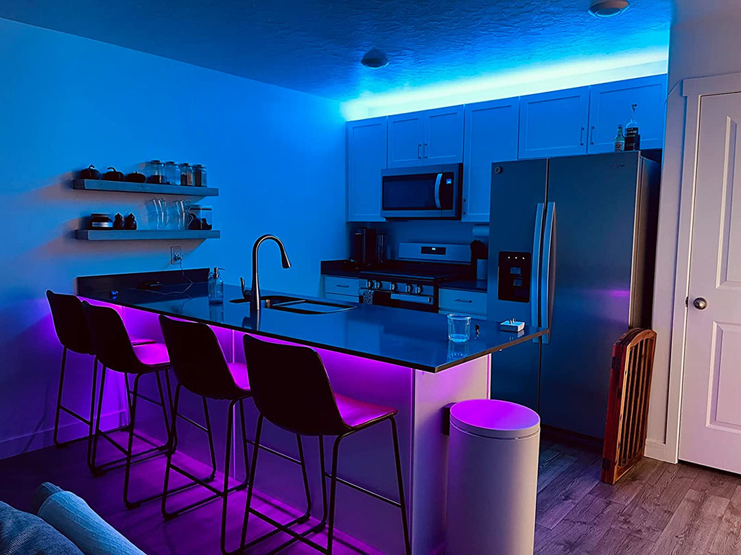 CINTA LUCES TIRA DE 300 LED 5 METROS RGB MULTICOLOR+CONTROL Tiktok - Ilumina tu Casa